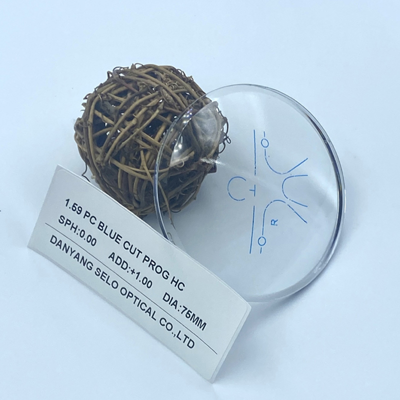 1,59 Blue Block PC Gleitsichtglas HMC/SHMC