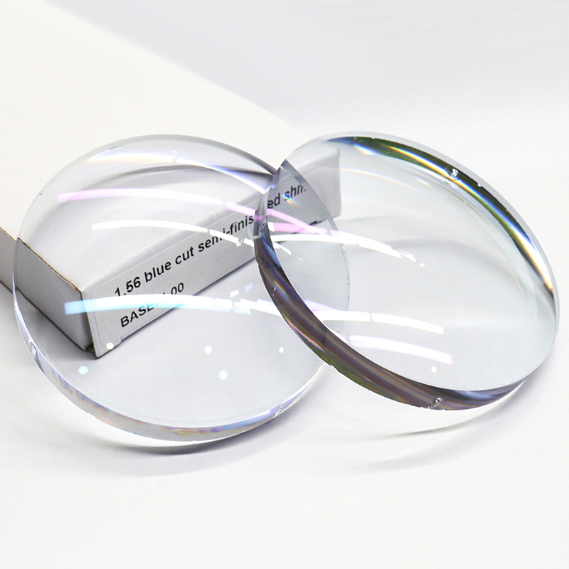 1,56 Halbfertiges blaues Block-Einstärkenglas