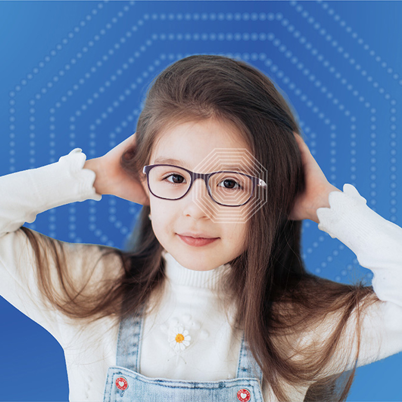 Achteckige kreisförmige Myopie-Kontrolllinse