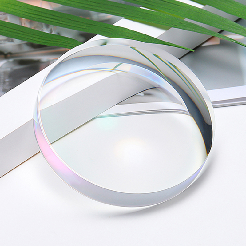 RX 1,499 1,56 1,60 1,67 1,74 Einstärken-Progressiv-Blaublock-Bifokalglas mit rundem Oberteil und flachem Oberteil