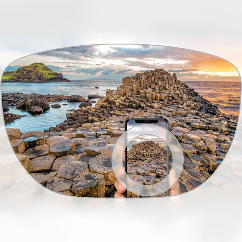 Gemischte Bifokallinse